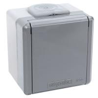 Bylectrica Роз. с земл., шторки, IP55 серия ПРАЛЕСКА АКВА (РА16-0152 (03))
