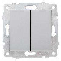 Ovivo Механизм выкл. 2-кл., серебро, 600-000210-202