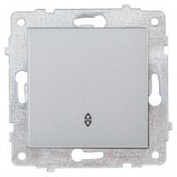 Ovivo Механизм выкл. 1-кл. (проходной), серебро, 600-000210-209