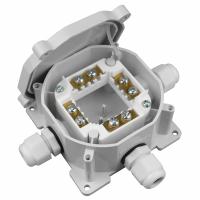 Bylectrica Рапред. коробка IP67 с клемн. колод., Ø76х44 мм, 3 ввода (КМ-248)