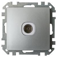Bylectrica Механизм розетки TV серия СТИЛЬ, (ТР-043 серебро)