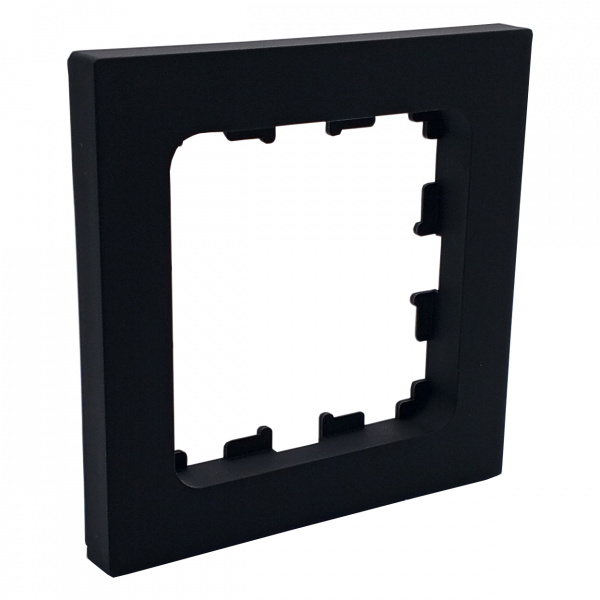 Рамка 1-местн. серия АСТРУМ, карбон (ЮЛИГ.735212.571 карбон)