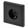 Bylectrica Механизм роз. 1-местн. СУ с земл. серия CARRE (КАРЕ), графит (РС16-1602)