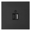 Bylectrica Механизм роз. Type-C+USB 3А (1 блок) серия CARRE (КАРЕ), графит (РП5-6662)