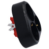 AY-KA Розетка СУ 3-ая 16А 250В, черный (7913100)