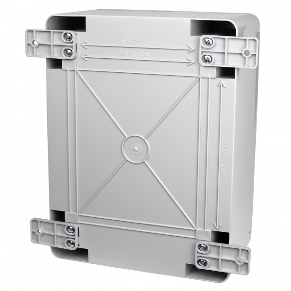 VENIO Щит АБС-пластик ЩМП-П IP65 непрозр. дверца 330x250x140 (VE332514ABS)
