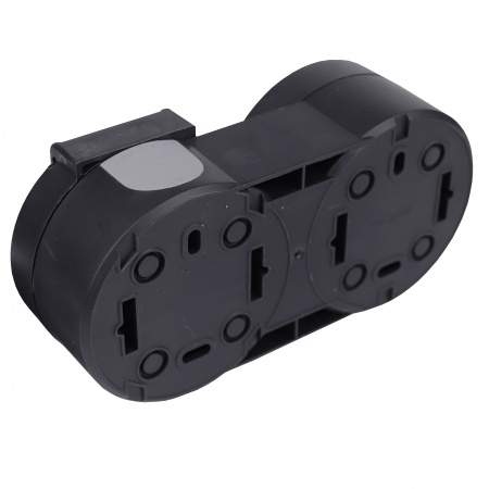 Ovivo Блок 1кл. Выкл.+ роз. с/з с крышкой, IP54, ОУ, ИКСВАН (xONE), черный 406-250000-923