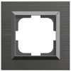 Ovivo Рамка 1-местн. КВАНТУМ (QUANTUM), серый магнит, 405-310000-096