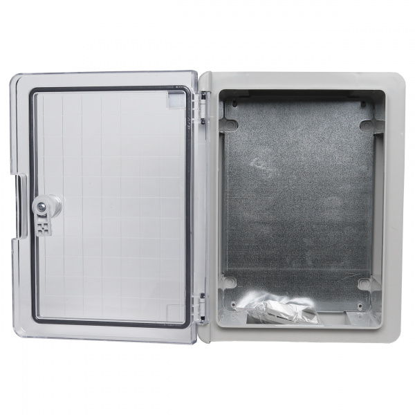VENIO Щит АБС-пластик ЩМП-П IP65 прозрачная дверца 330x250x140 (VE332514ABS-TR)