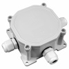 Bylectrica Рапред. коробка IP67 с клемн. колод., Ø76х44 мм, 3 ввода (КМ-248)