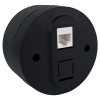 OVIVO роз. комп. 1-местн. (RJ45 CAT6), ИКСВАН (xONE), черный, 406-250000-229